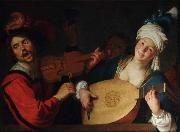 Gerard van Honthorst Le Concert oil painting artist